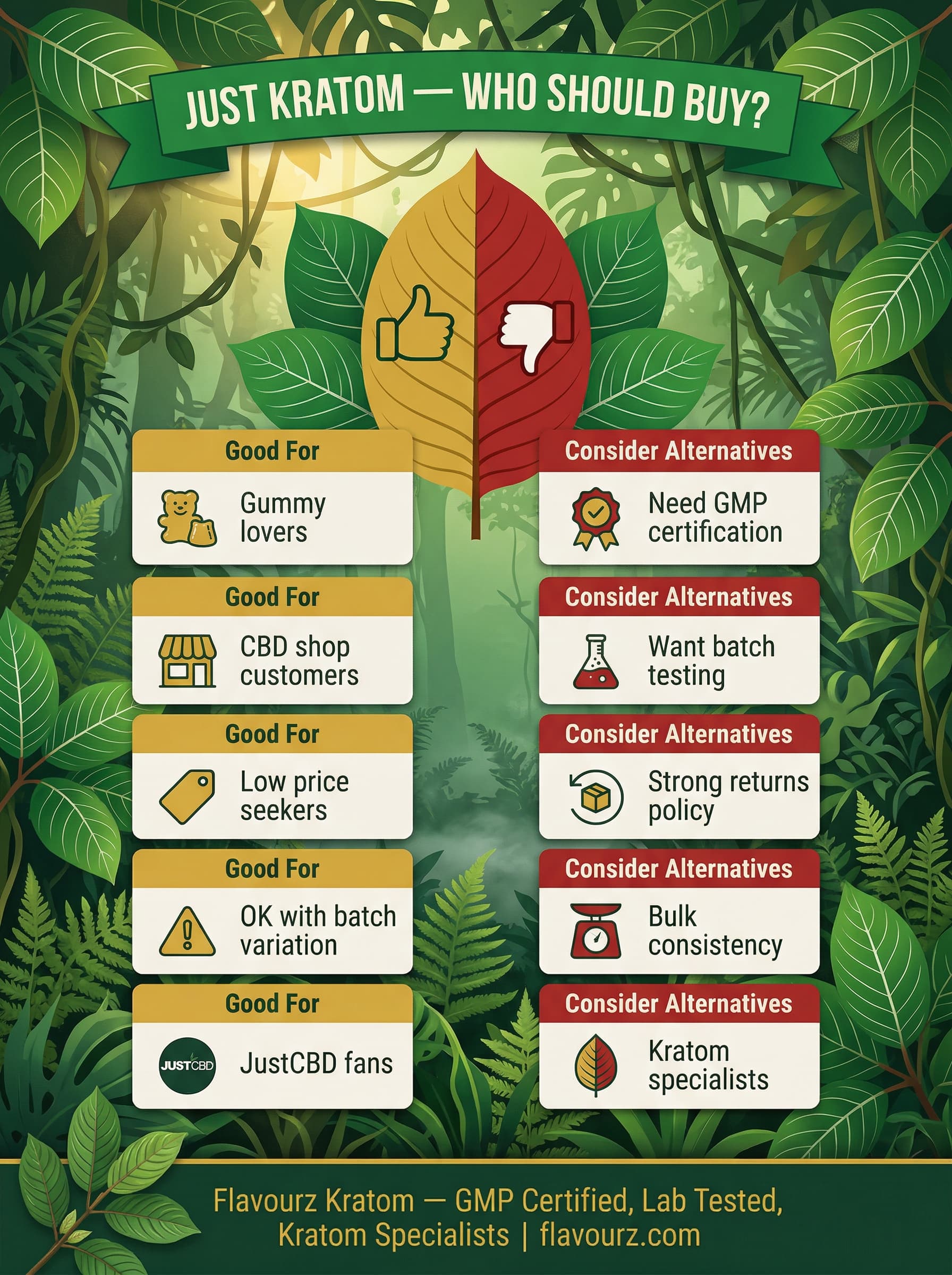 infographic Who Should Consider Just Kratom